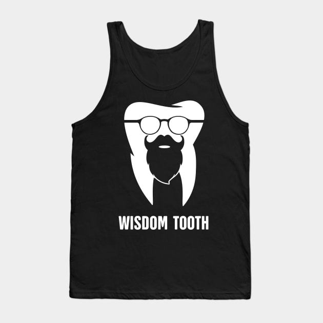 Wisdom Tooth | Funny Wisdom Teeth Design Tank Top by MeatMan